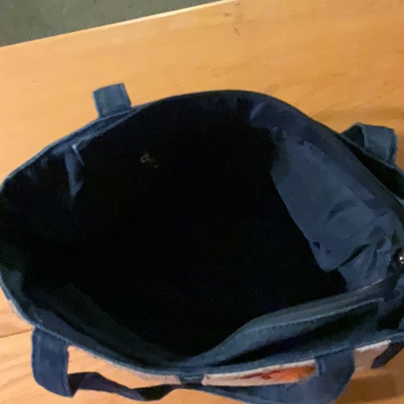 Denim and felt applique fall purse or tote - Picture 10 of 10